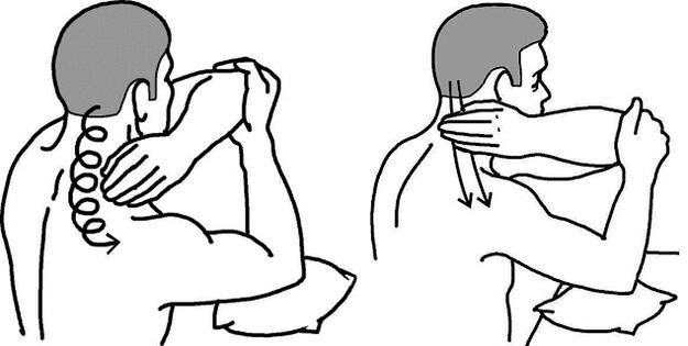 Self for neck osteochondrosis