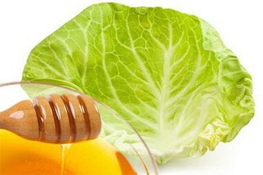 cabbage leaves with honey for hip arthrosis