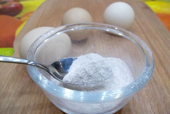 Crushed eggshell is a folk remedy for the treatment of ankle arthrosis